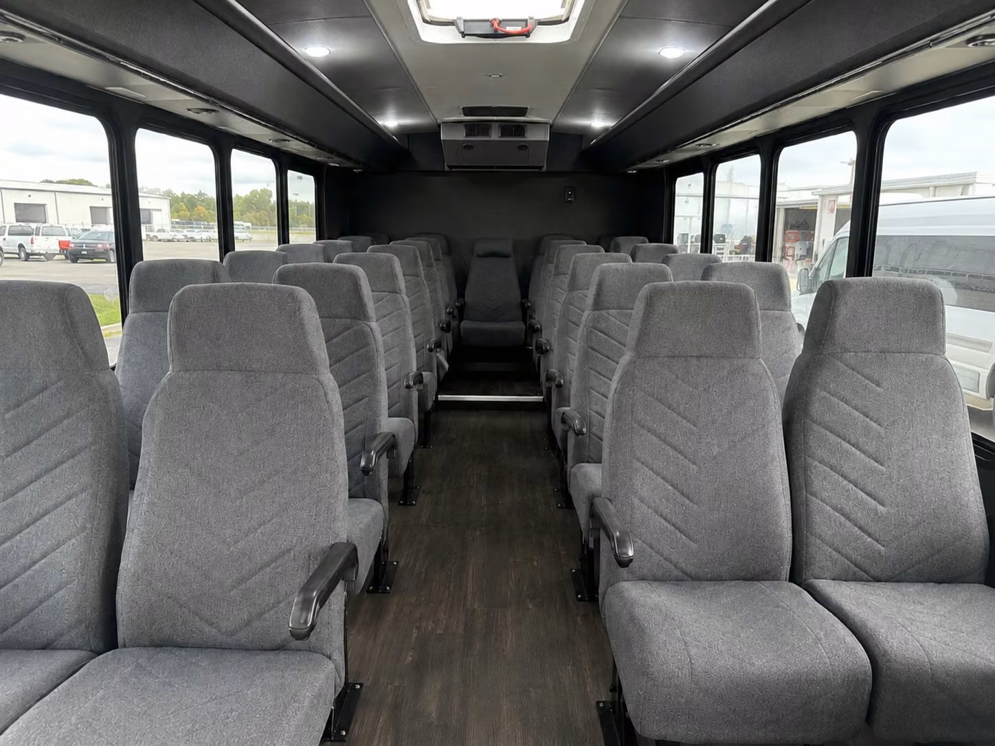 18 passenger minibus interior