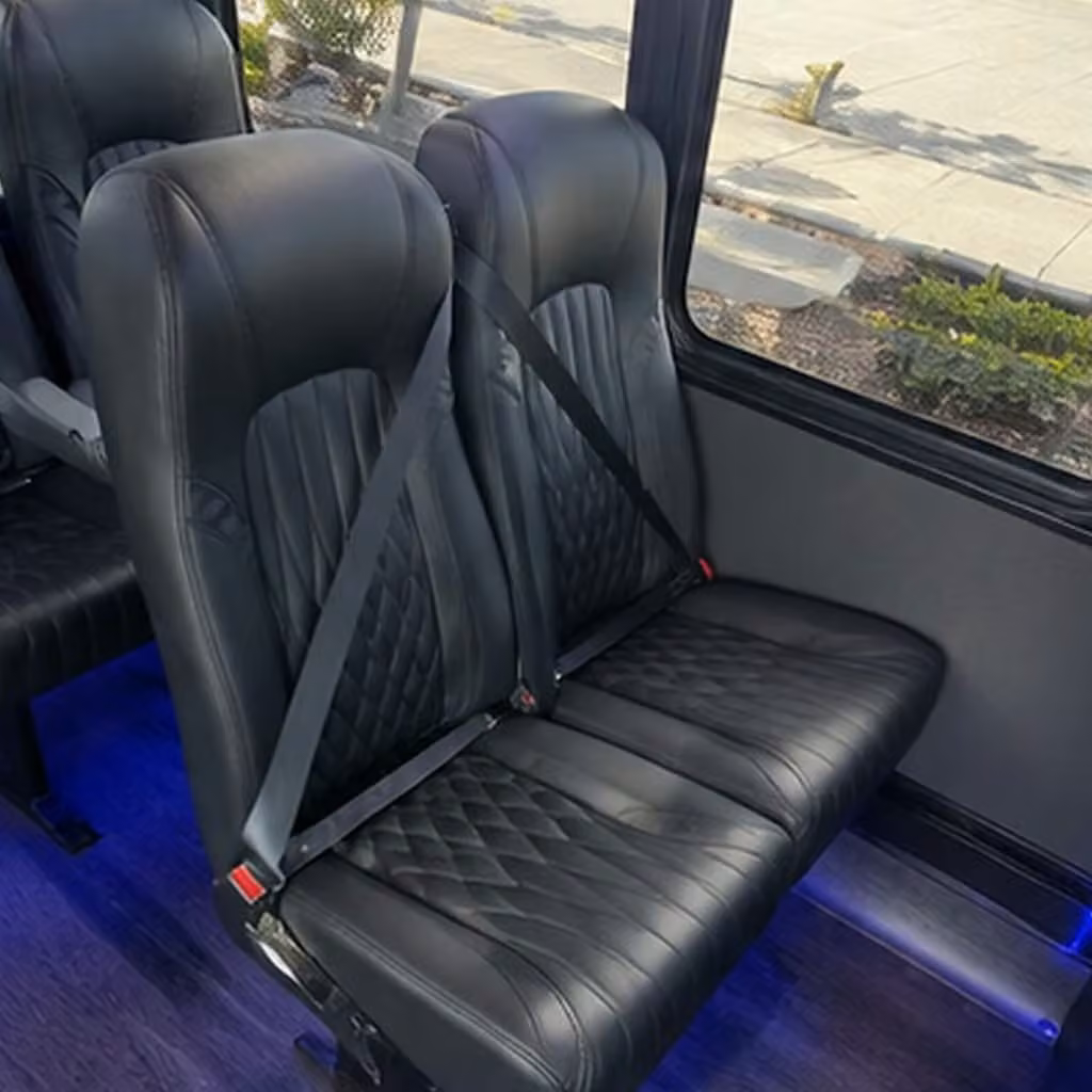 28 passenger minibus inside