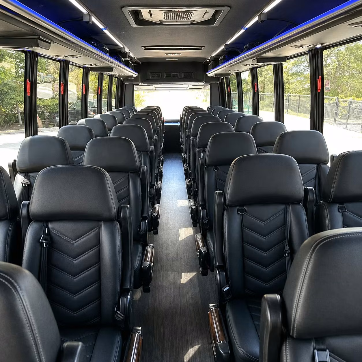 30 passenger minibus inside