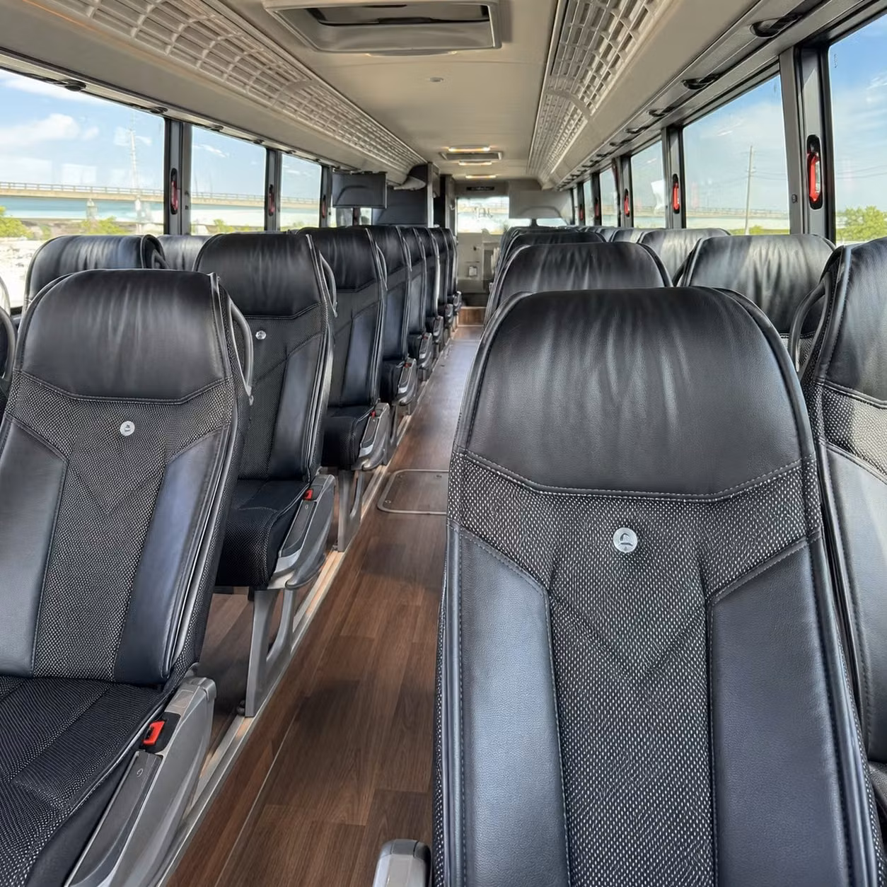 mcallen charter bus rental inside