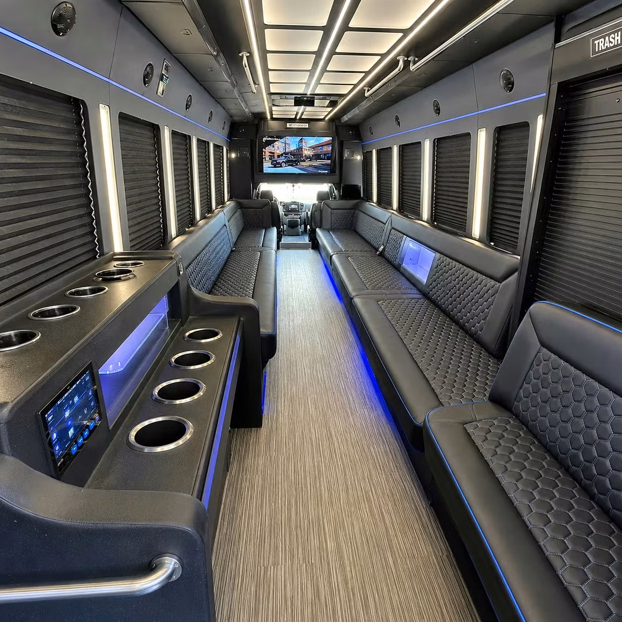 party bus interior